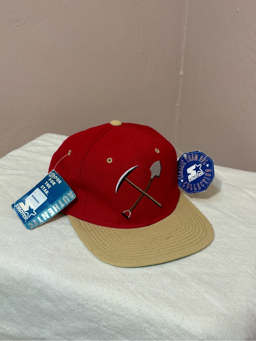 RARE BRAND NEW Vintage NFL San Francisco 49ers Starter Image Wool Snapback Hat
